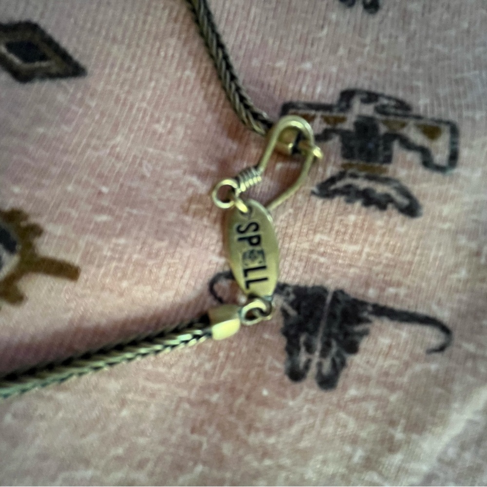 Spell and the Gypsy Vintage Dark side of the Moon Necklace - Picture 3 of 5